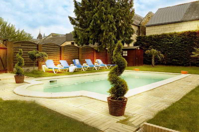 Logis Hotel La Croix Blanche Fontevraud Exteriér fotografie