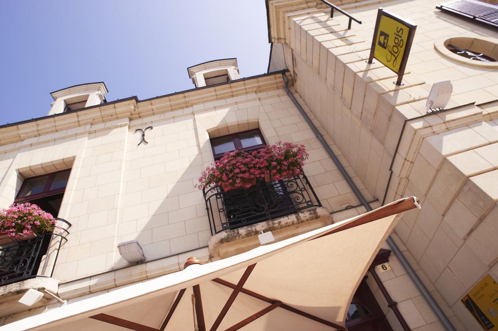 Logis Hotel La Croix Blanche Fontevraud Exteriér fotografie